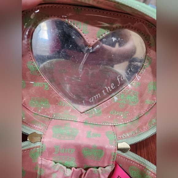 RARE Juicy Couture y2k Train Vanity Case Cosmetic Bag Purse Juicy Girls Club - Picture 11 of 15